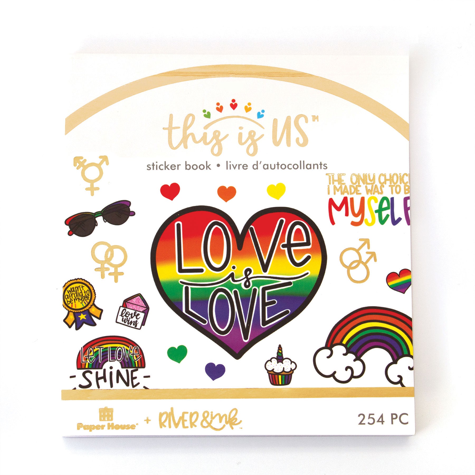  Love Is Love Mini Sticker Book、mySite、ghnorth