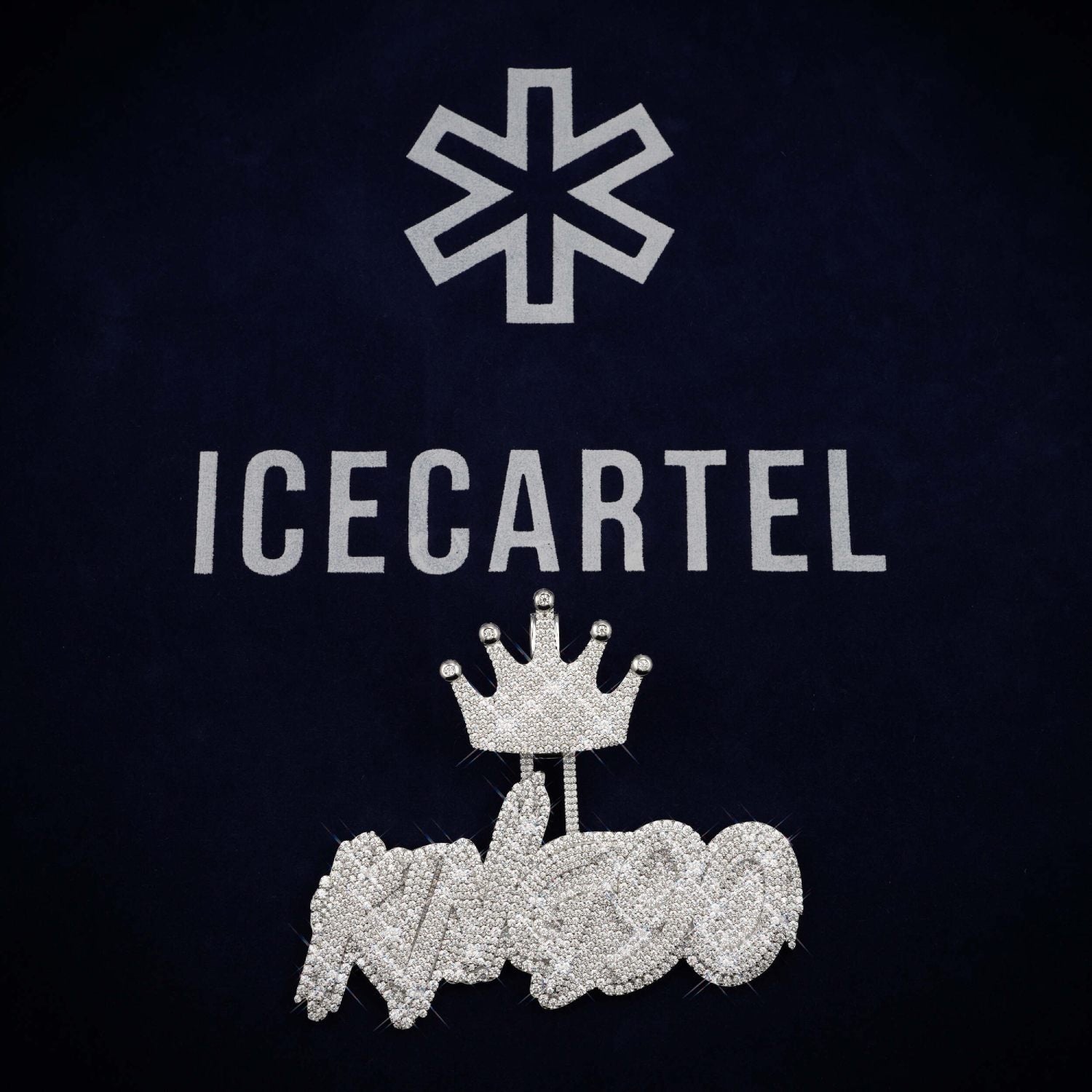 KING90 Custom Name Moissanite Pendant 14K Gold、mySite、hinf8tx79