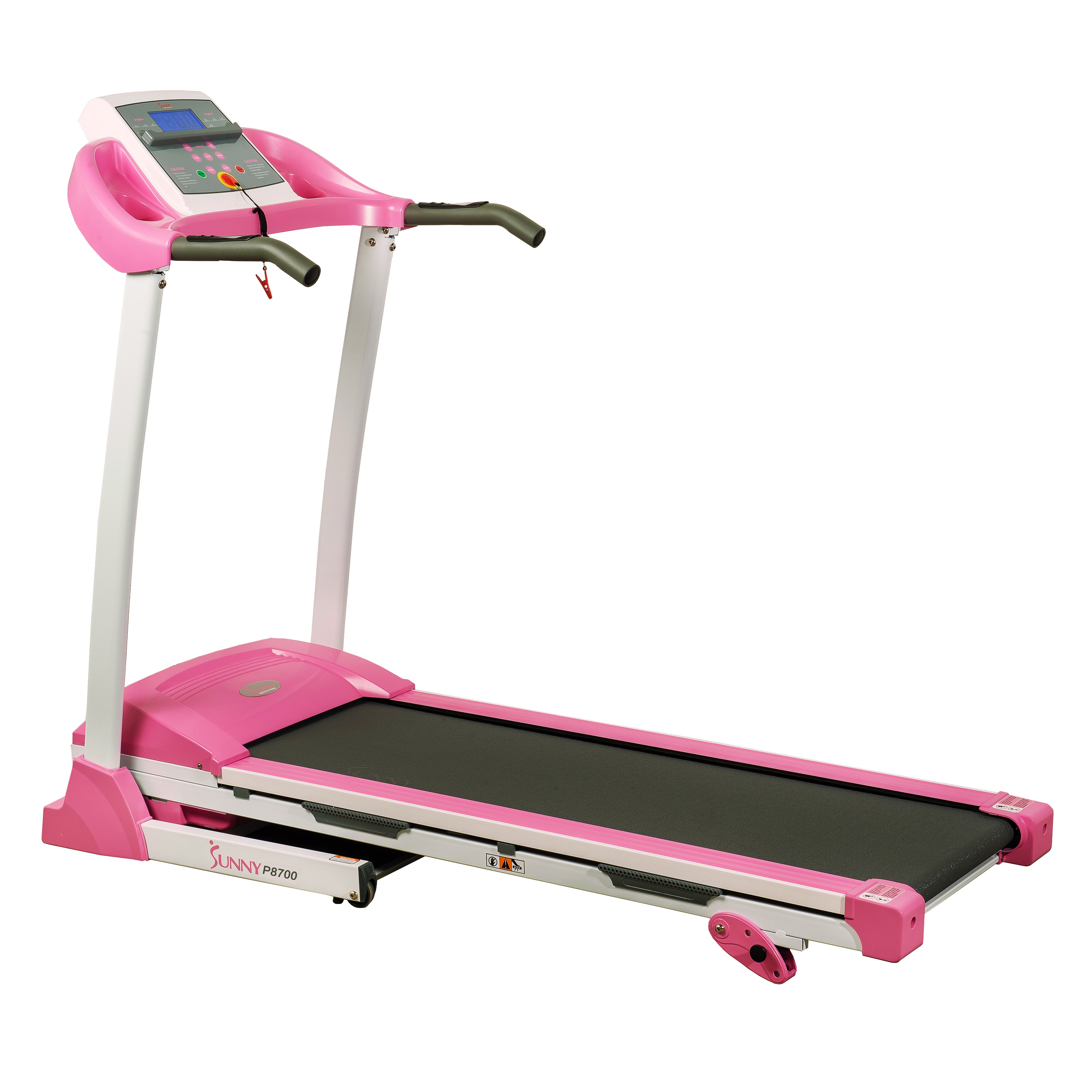  Pink Treadmill w/ Manual Incline and LCD Display、mySite、ghnorth