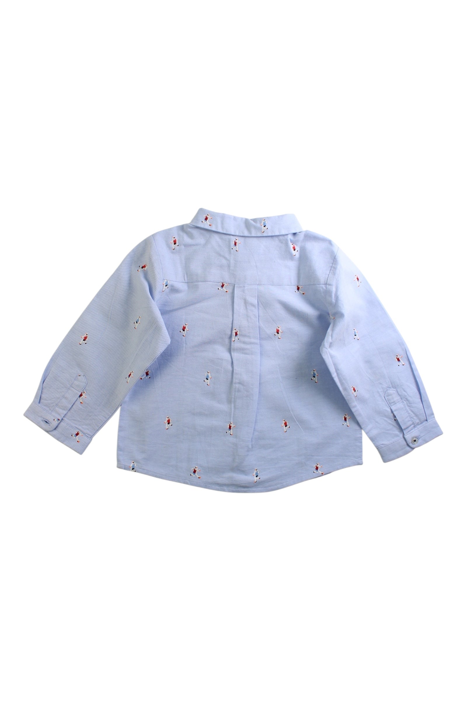 Jacadi Long Sleeve Button-Down Shirt 12-18M、mySite、g9winljtr