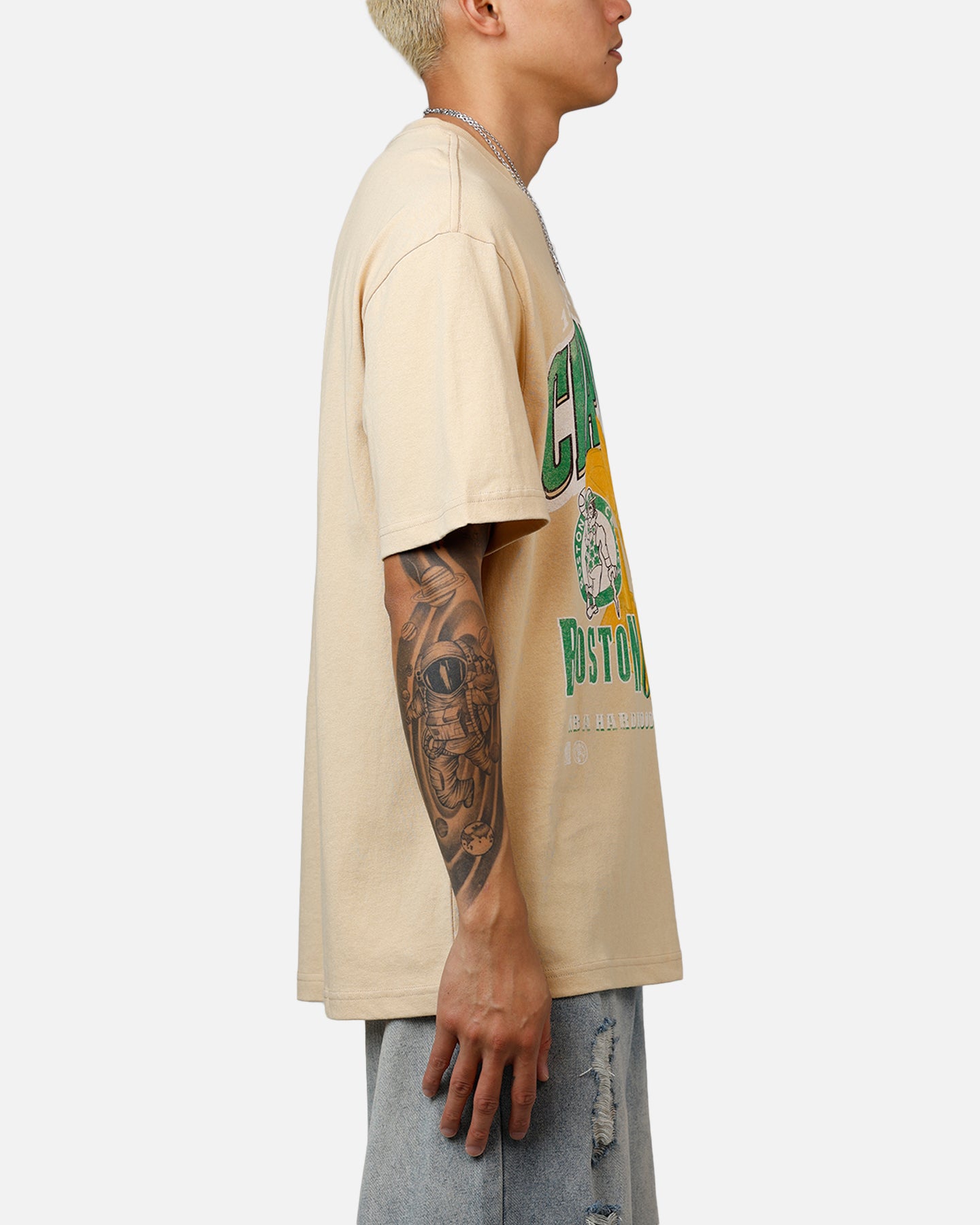 Mitchell & Ness Boston Celtics 18-Time T-Shirt Tan、mySite、zt4zffjzw