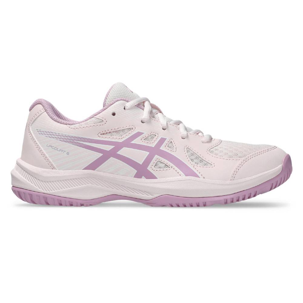 Asics Gel Upcourt 6 GS Junior Indoor Court Shoe (Pale Pink/Light Ube)