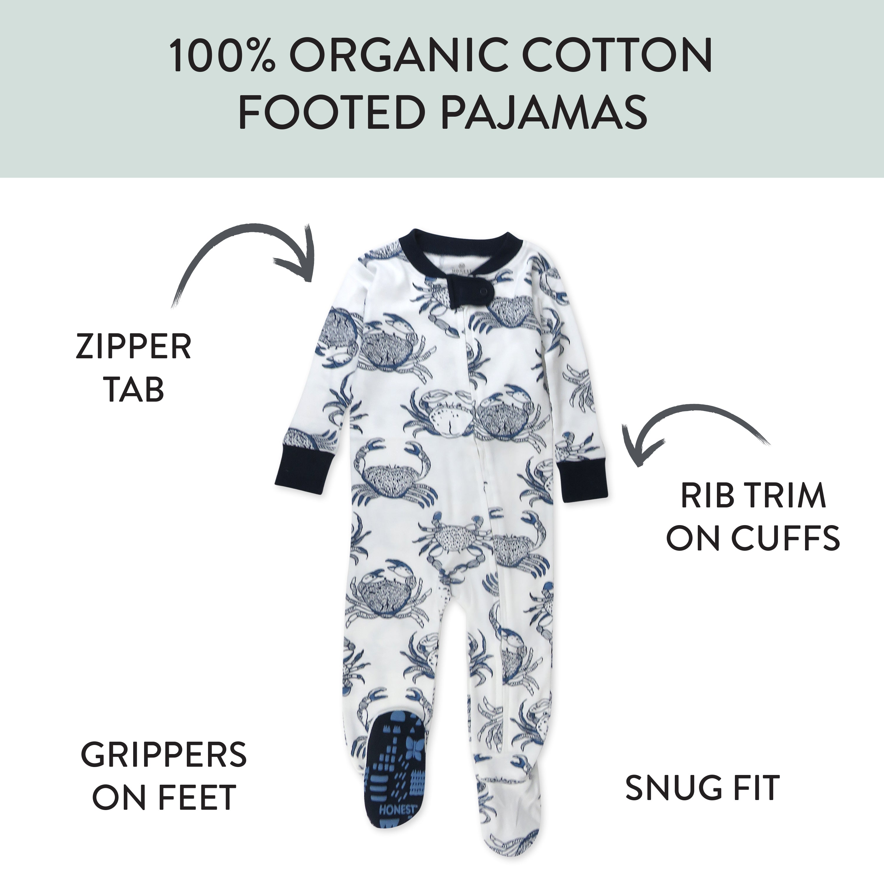 2-Pack Organic Cotton Snug-Fit Footed Pajama、mySite、layawaytickets