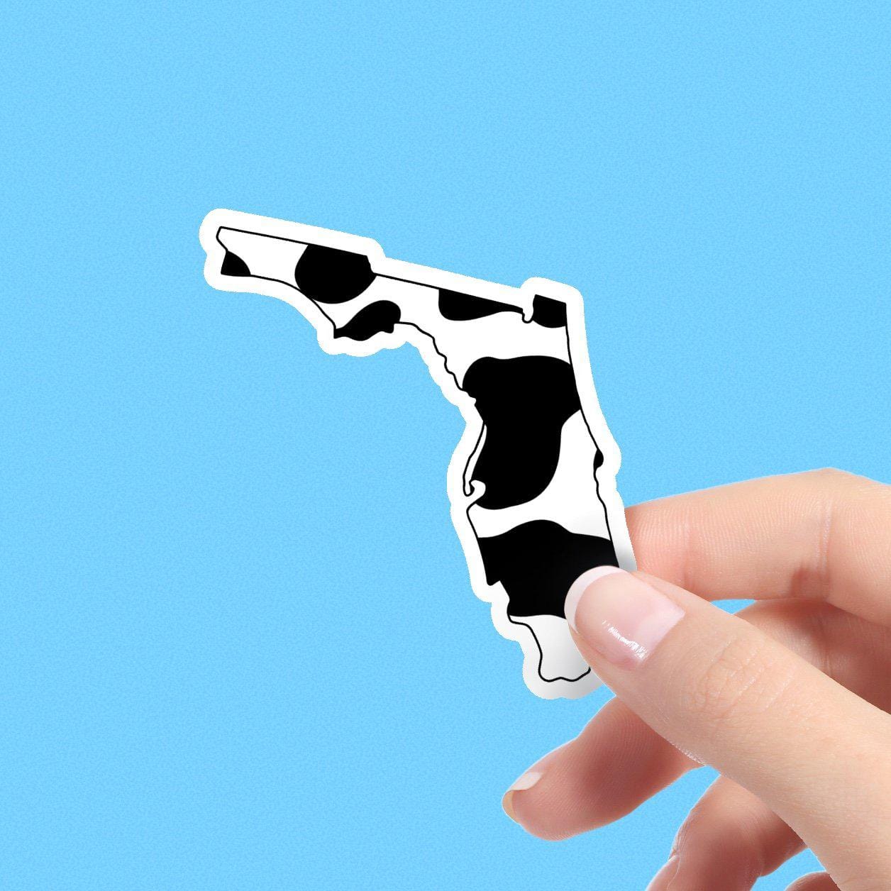  Florida Cow Pattern Sticker、mySite、elrpsem3k