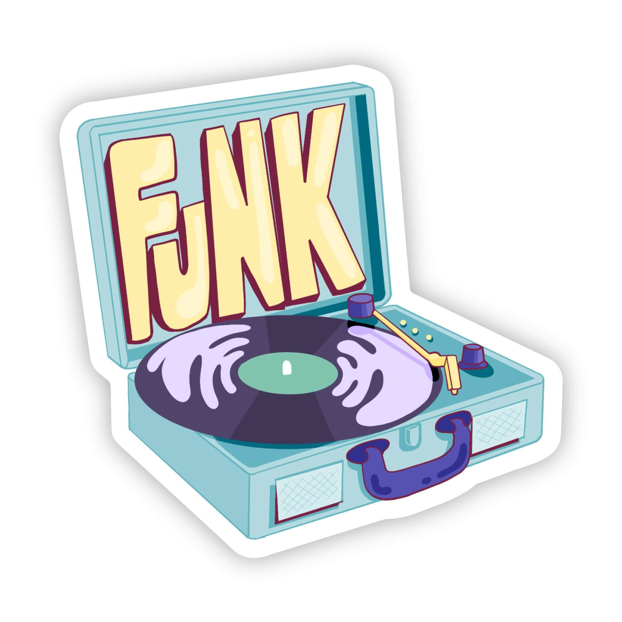 Funk record player music sticker、mySite、elrpsem3k