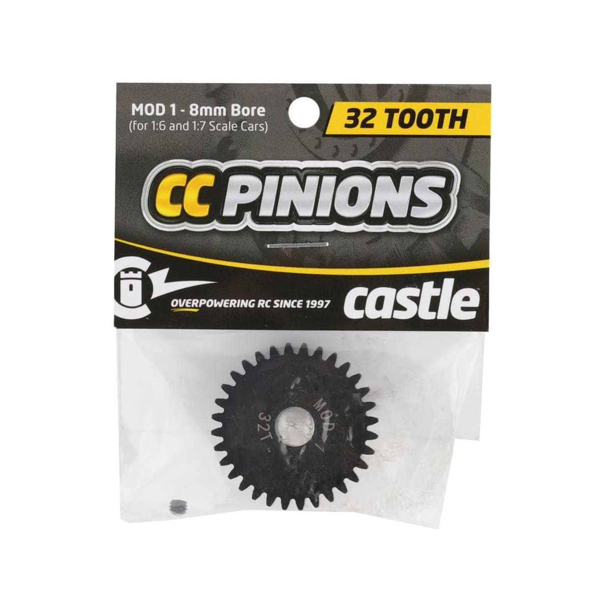  CSE010-0065-32, Castle Creations Mod 1 Pinion Gear w/8mm Bore (32T)、mySite、merchandisen