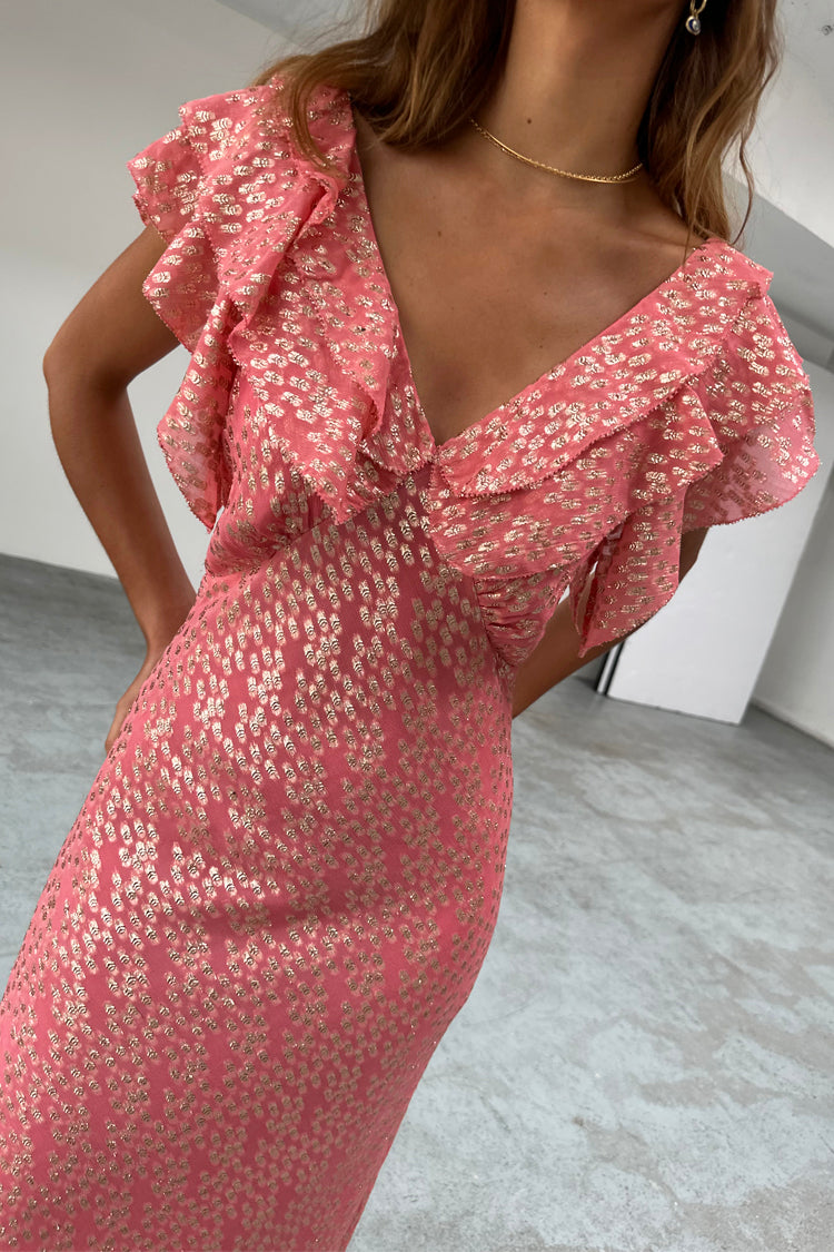 Pink Jacquard Tilda Dress、mySite、solidvoid