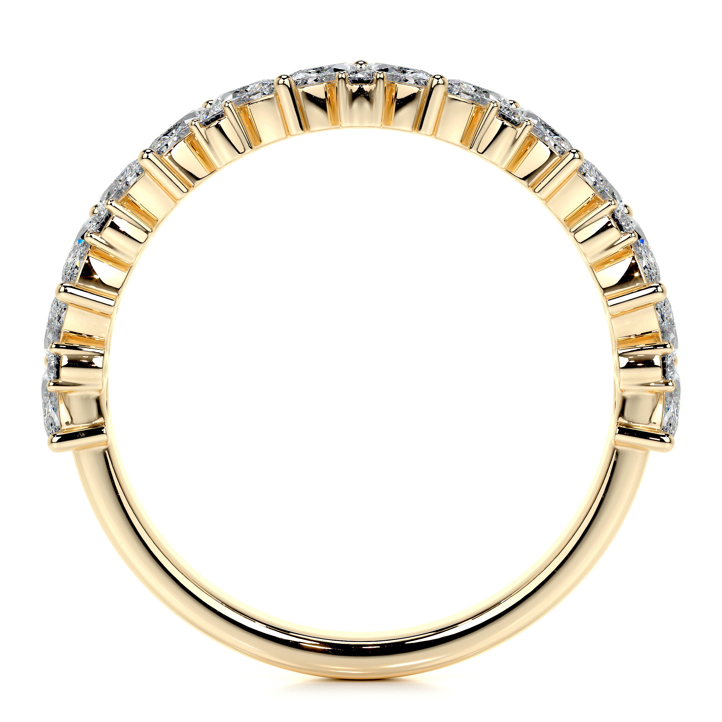 Regina Lab Grown Diamond Wedding Ring (0.85 Carat) -18K Yellow Gold、mySite、hinf8tx79