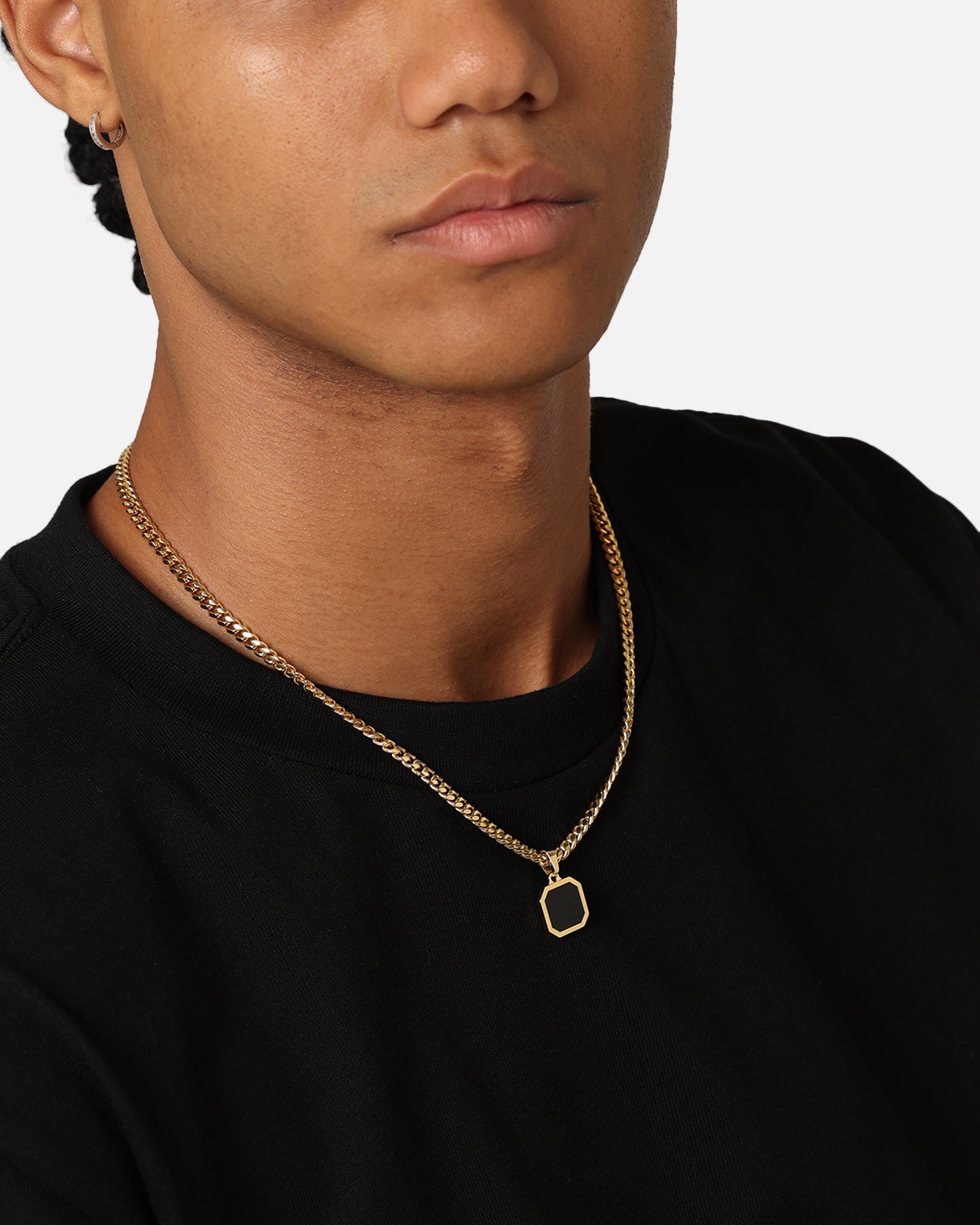 House Of Auric Alexander Onyx Pendant 18k Gold Vermeil、mySite、zt4zffjzw