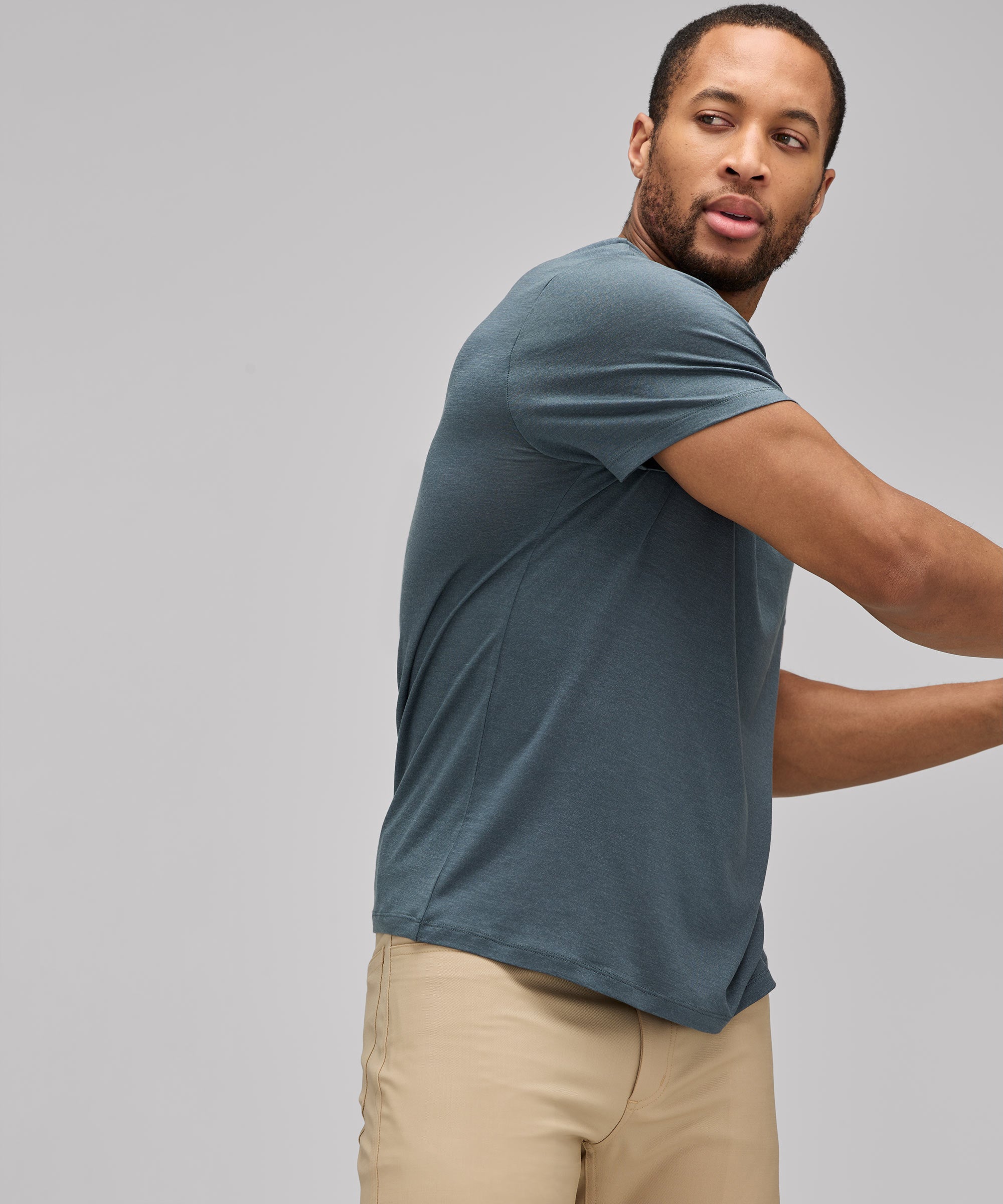 Men's Merino Ultralight Crew T-Shirt、mySite、noshort