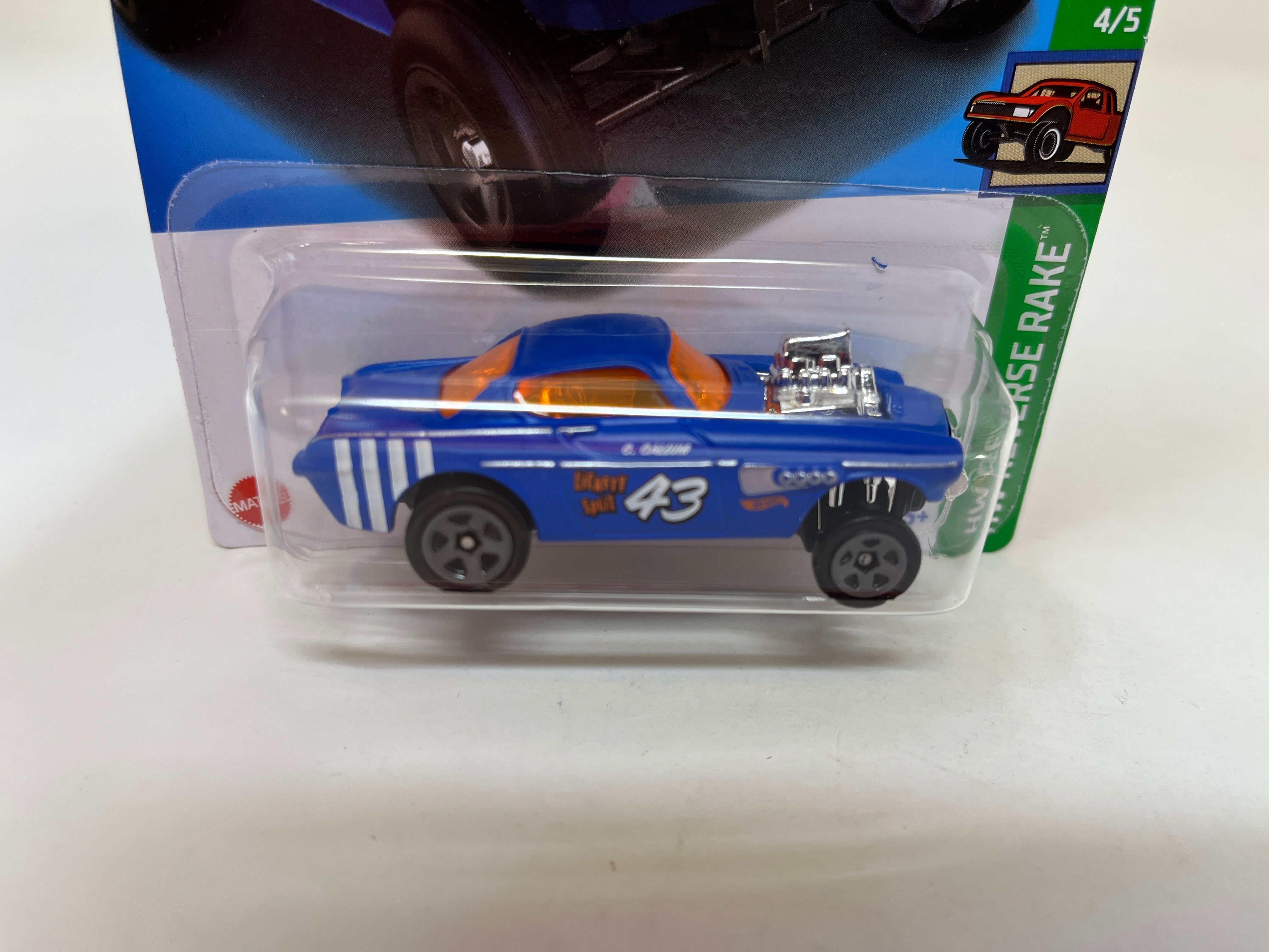 Volvo P1800 Gasser #153 * Blue * 2024 Hot Wheels Case J & H、mySite、hgirdovlk