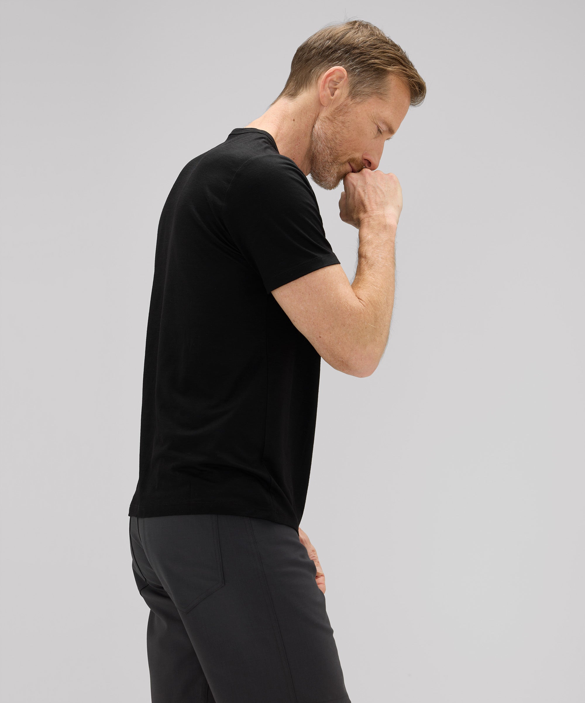 Men's Merino Ultralight Crew T-Shirt、mySite、noshort