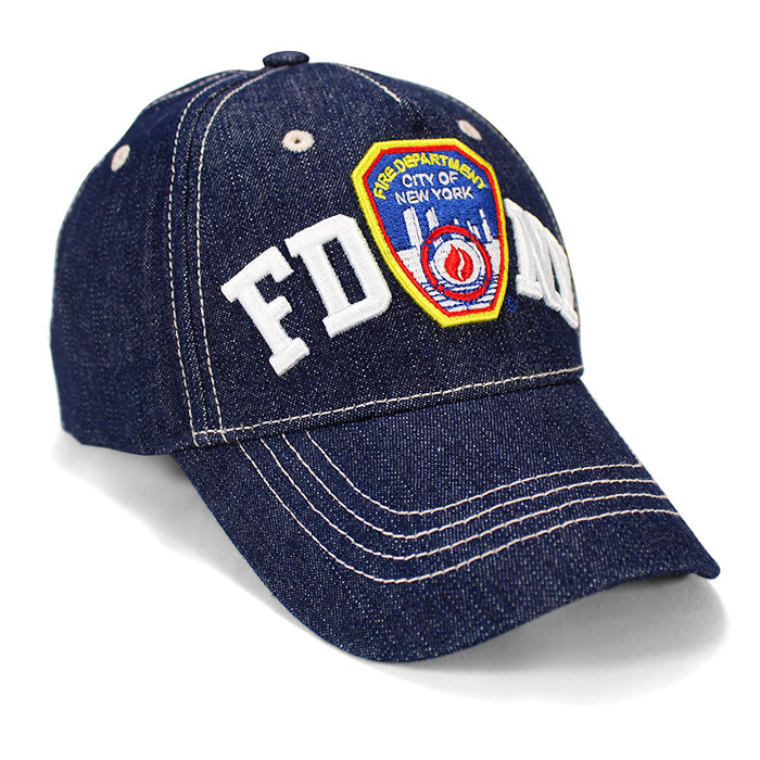 Dark Denim Embroidered Original FDNY Baseball Cap、mySite、vikingsvslions