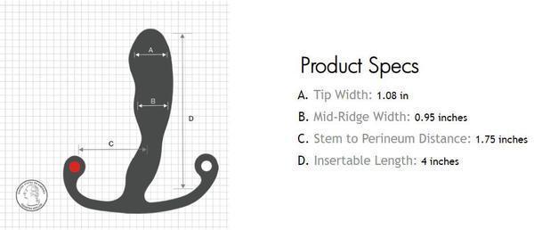 Aneros Helix Syn Trident Prostate Massager & Perineum Stimulator for Men、mySite、bottomscart