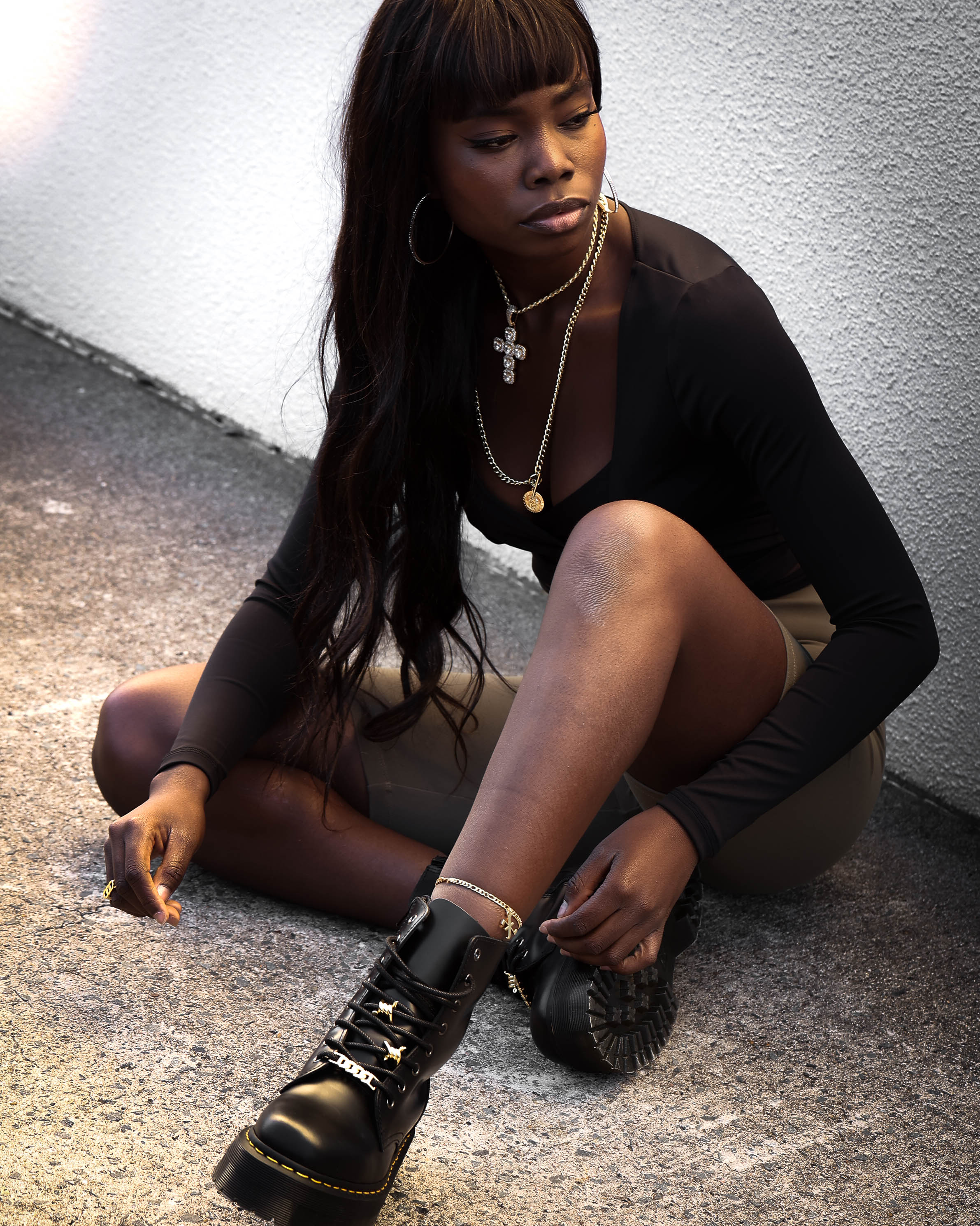 Raising Hell Women's Gothic Letter Anklet Gold、mySite、zt4zffjzw