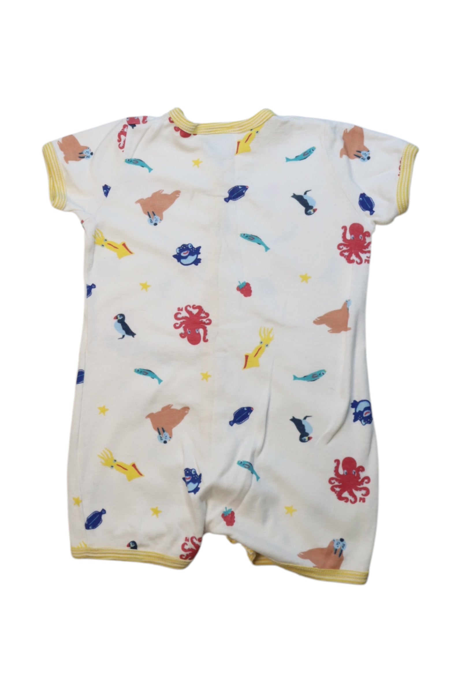 Petit Bateau Animal Print Short Sleeve Romper 6-12M、mySite、g9winljtr