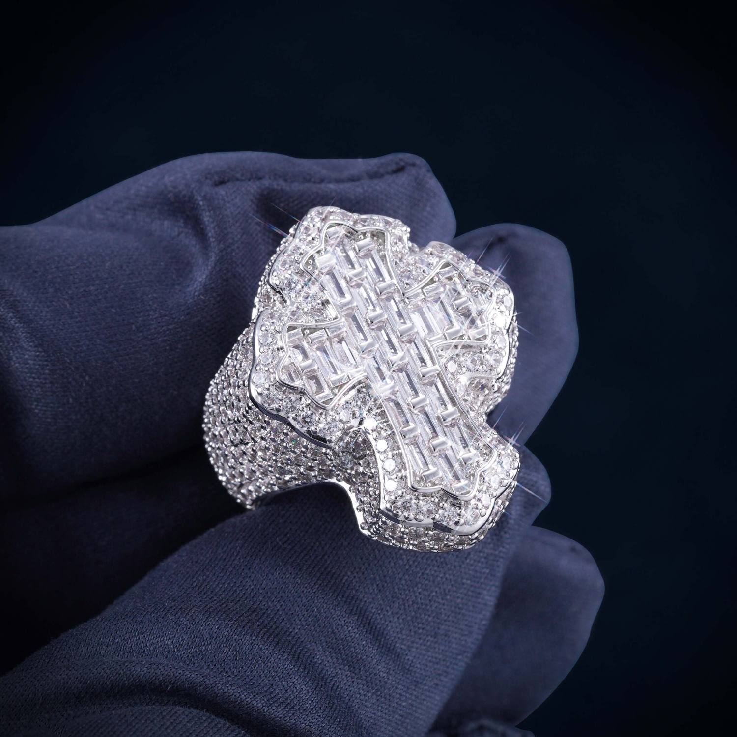 VVS Fleur Cross Ring 14K Gold、mySite、hinf8tx79