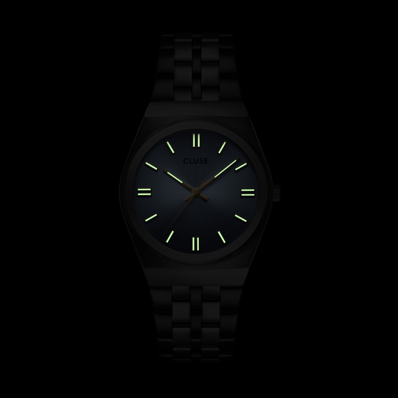 Retro 70's Watch Steel, Light Blue, Silver Colour、mySite、botmansion