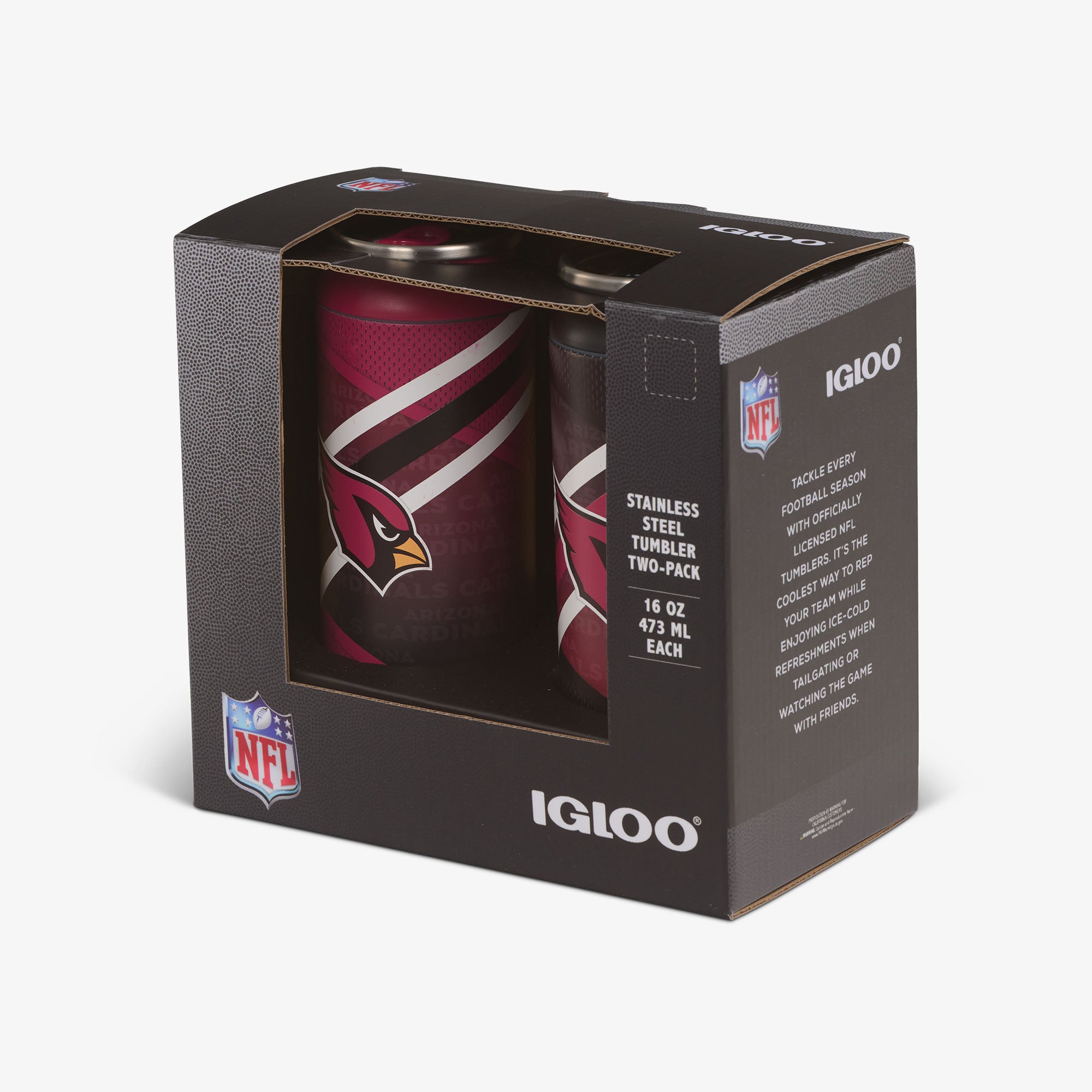 Arizona Cardinals Home & Away 16 Oz Can 2-Pack、mySite、noshort