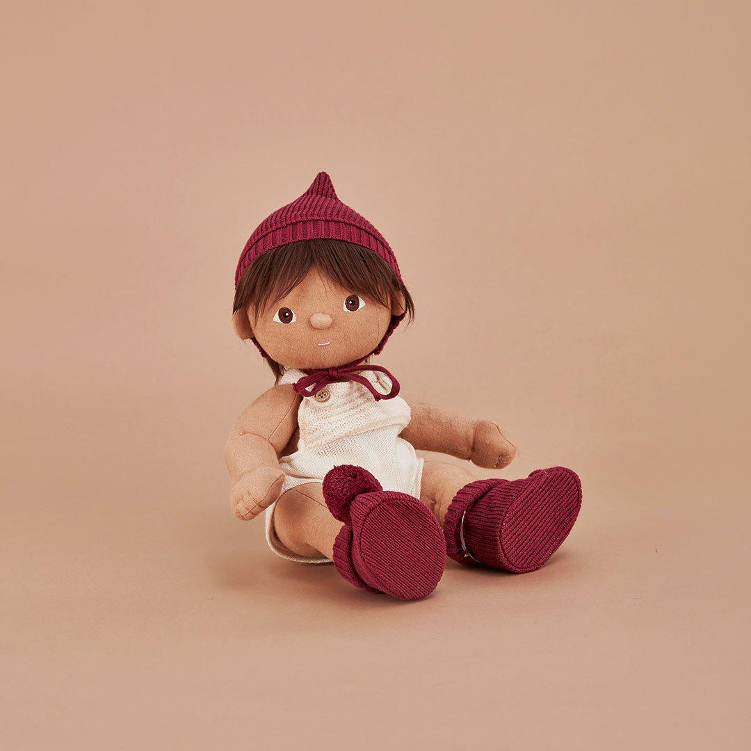  Olli Ella Dinkum Doll Knit Set - Plum、mySite、merchandisen