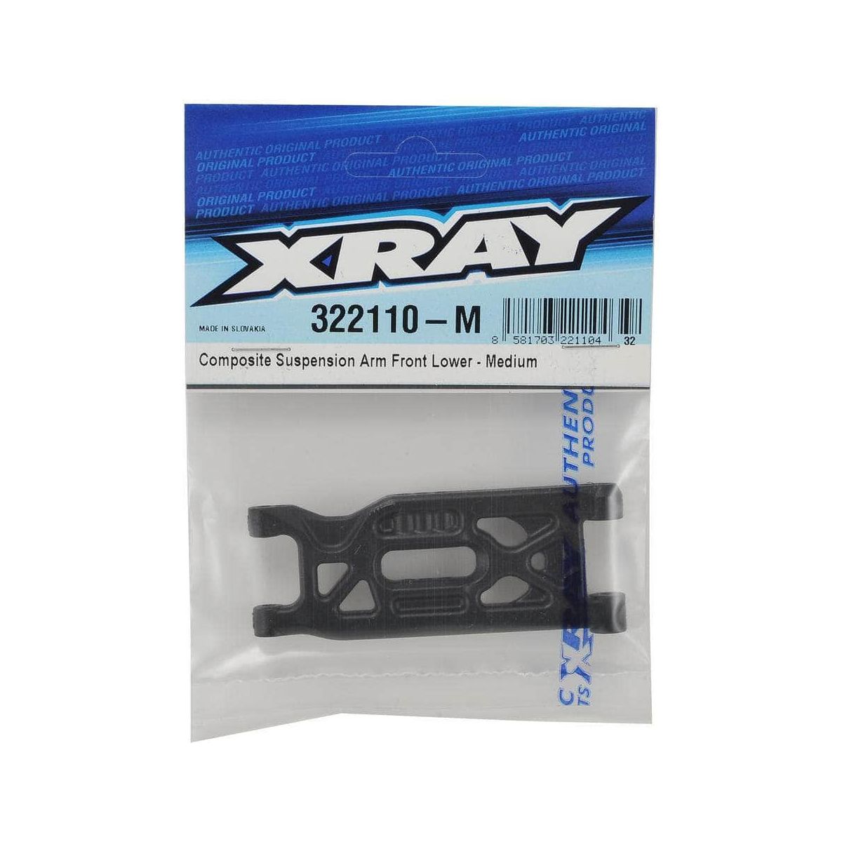  XRA322110-M, XRAY XB2 Composite Lower Front Suspension Arm (Medium)、mySite、merchandisen