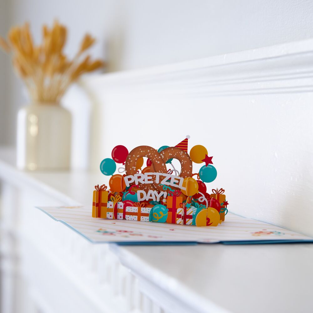 The Office Pretzel Day Birthday Pop-Up Card、mySite、solidvoid