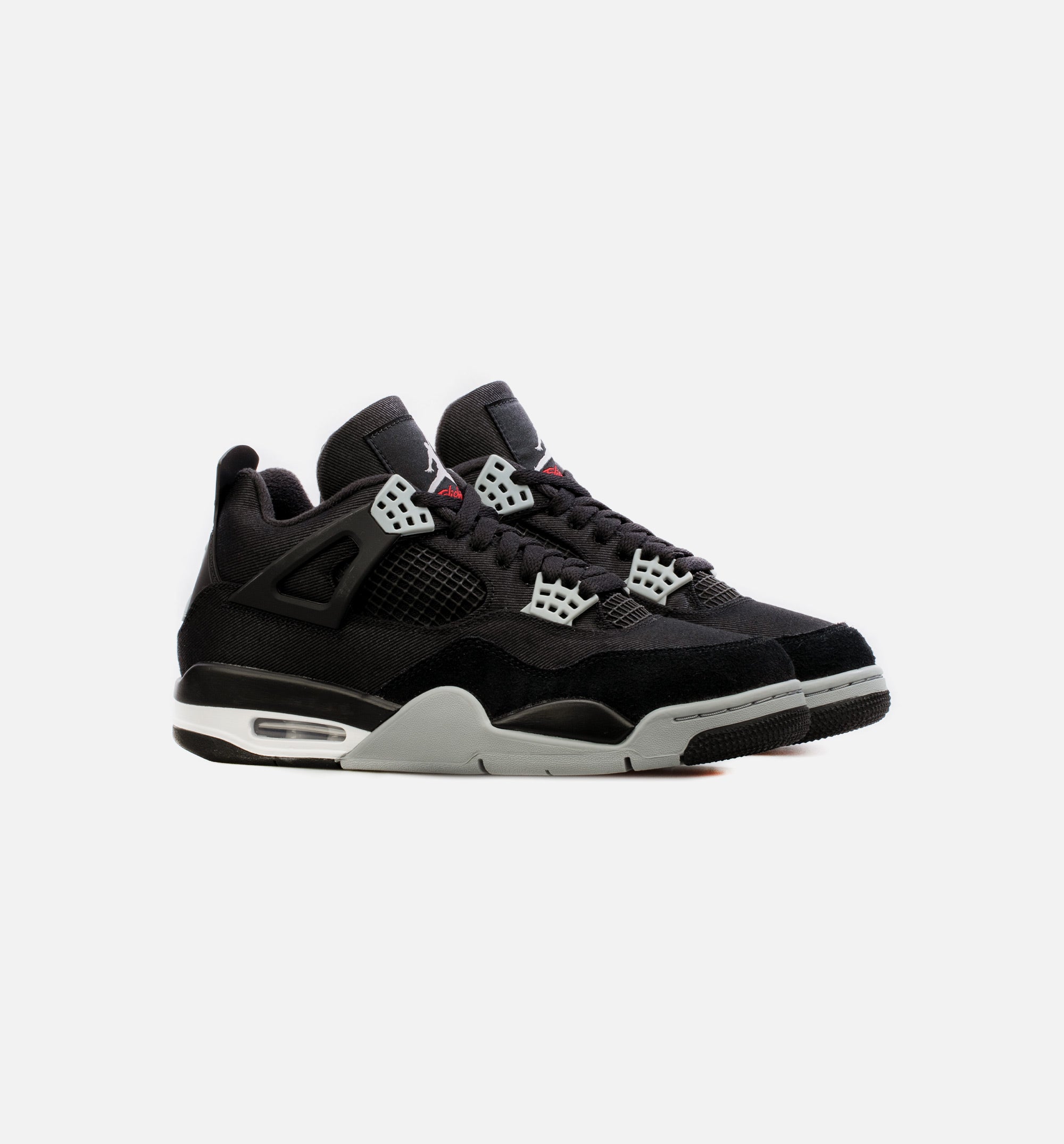Air Jordan 4 Retro Black Canvas Mens Lifestyle Shoe - Black Limit One Per Customer、mySite、dreamappss
