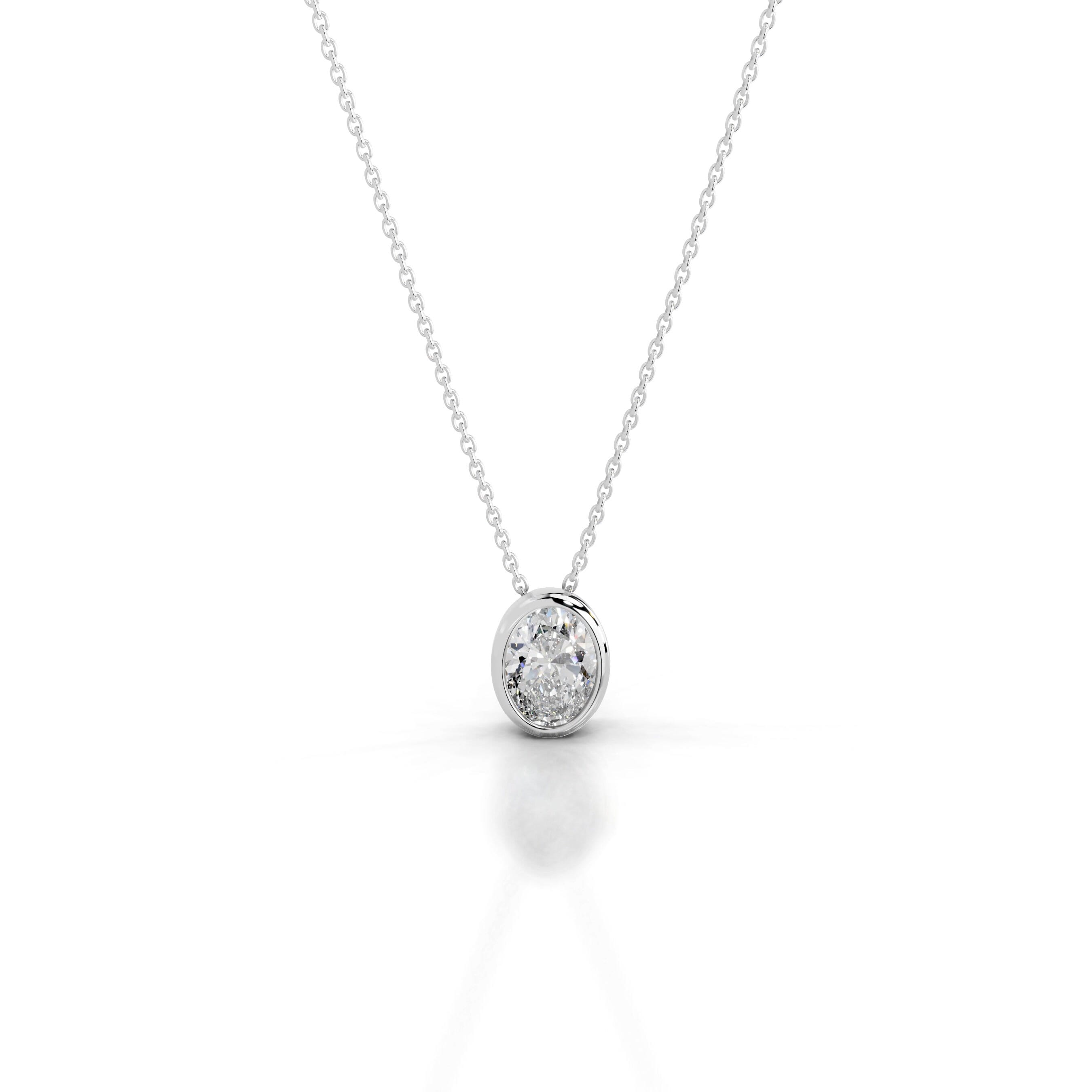 Gianna Lab Grown Diamond Pendant - 14K White Gold、mySite、hinf8tx79