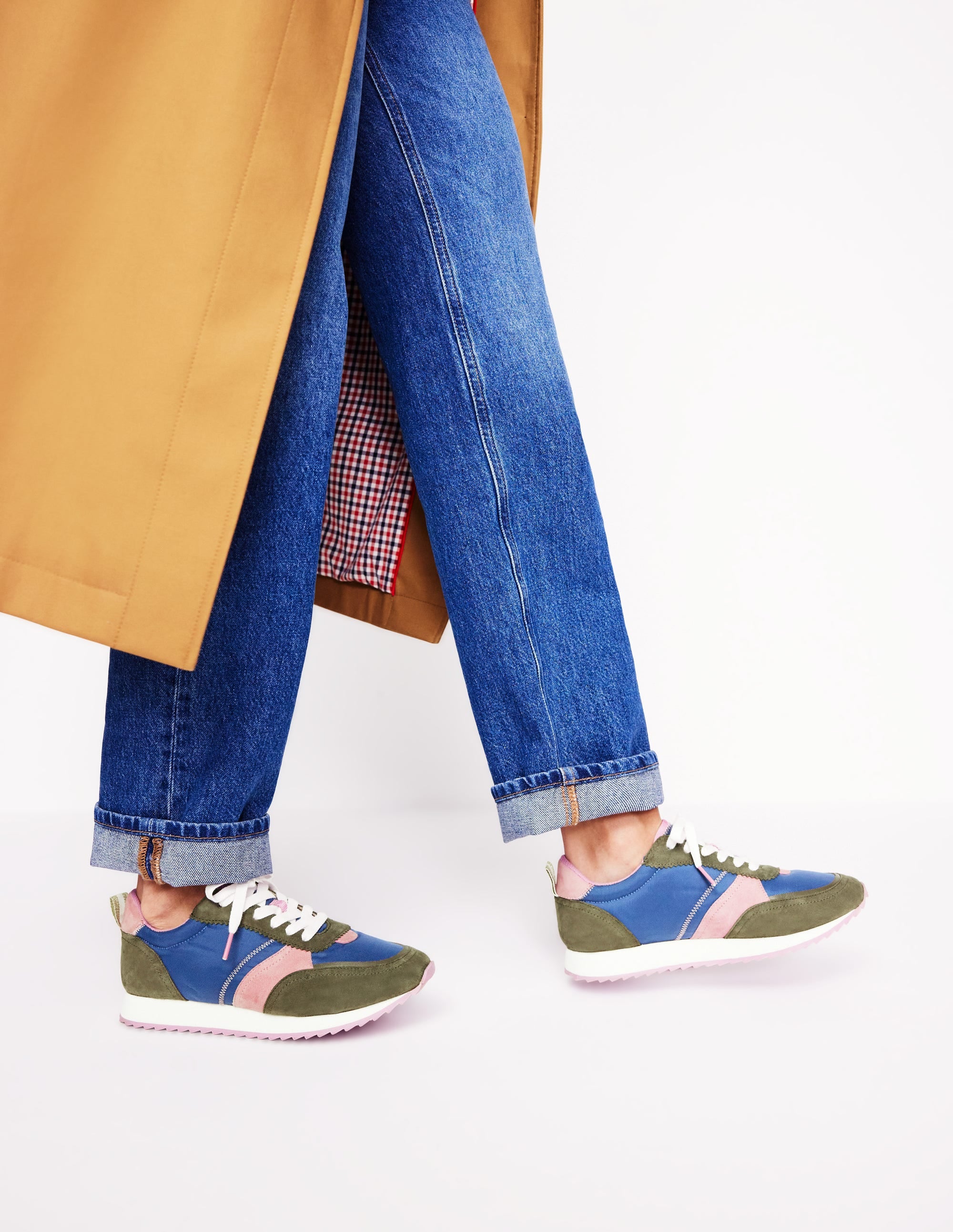  Runner Trainers-Blue Colourblock、mySite、ashleygrahame