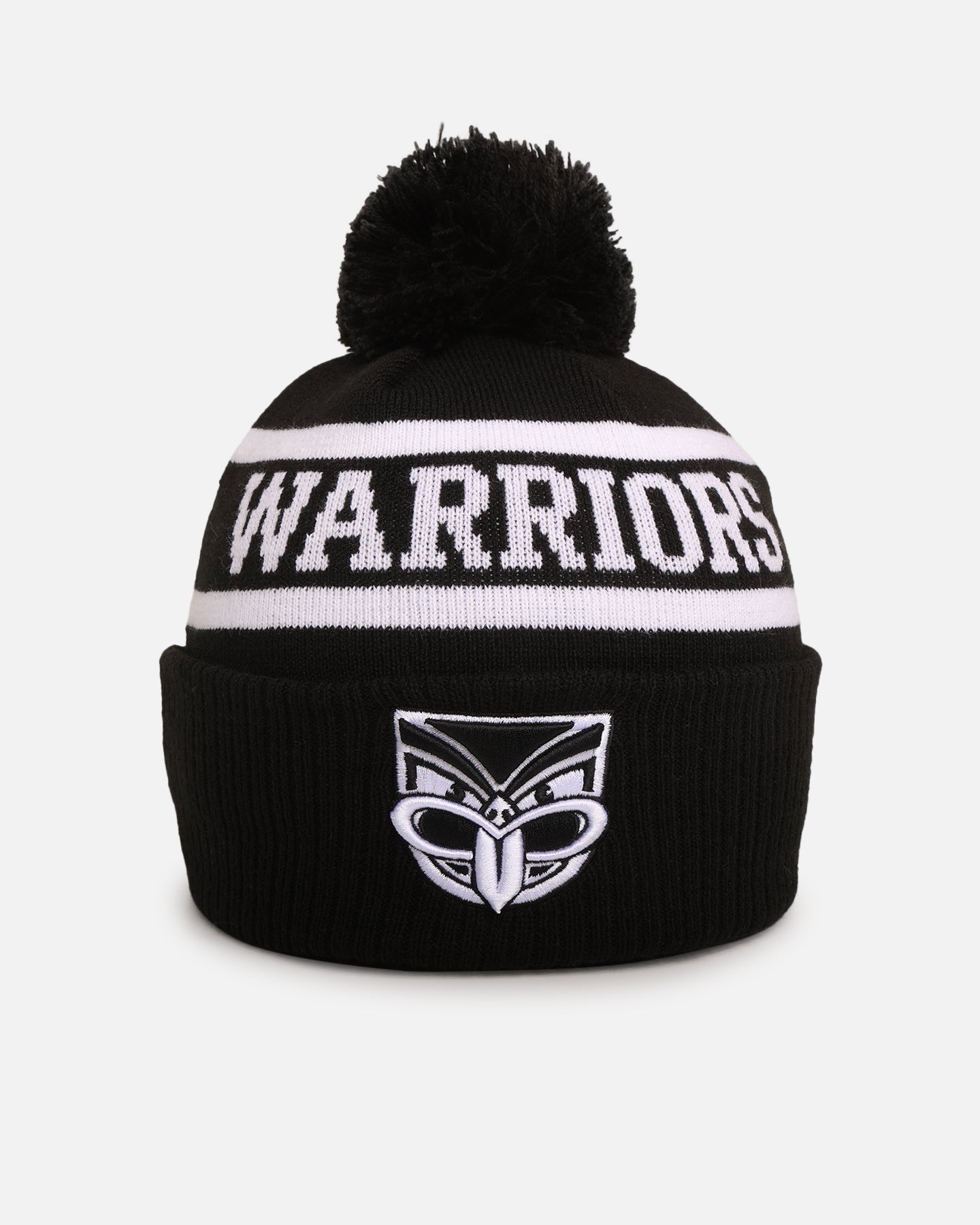 New Era New Zealand Warriors 'NRL Black White Beanies' Knitted Beanie Black、mySite、zt4zffjzw