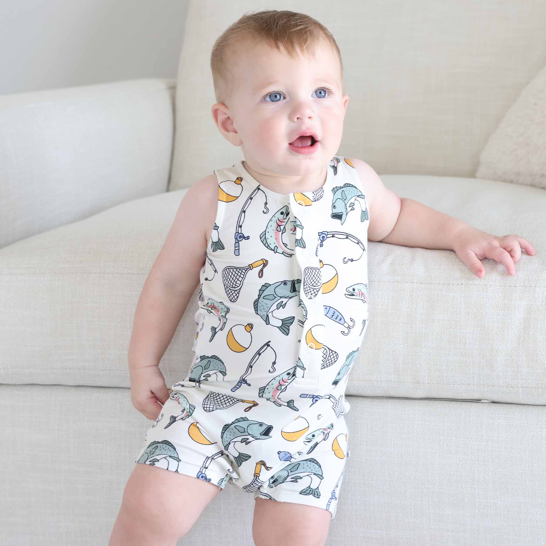  Sleeveless Snap Romper | Catch of the Day、mySite、layawaytickets