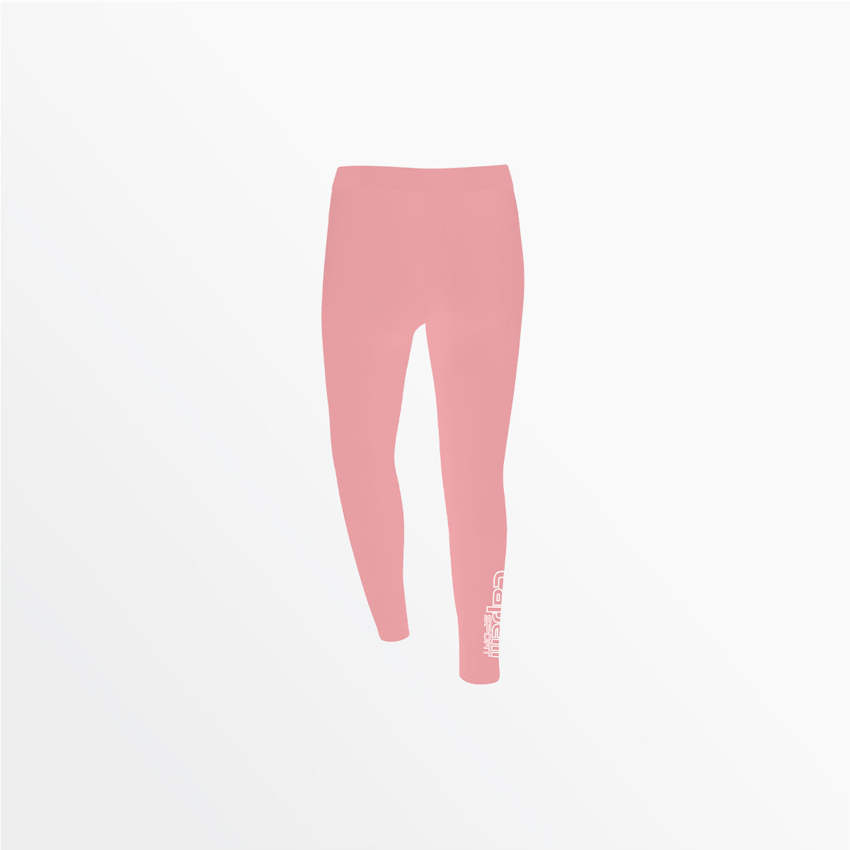 GIRL'S MID RISE LOGO COTTON LEGGINGS