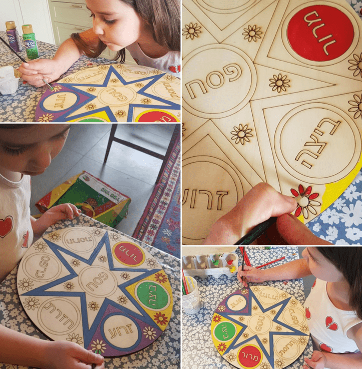 DIY Decorate Your Own Wood Seder Plate、mySite、topwebapps