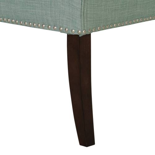 Welburn Upholstered Bench Teal、、eastwooduniform