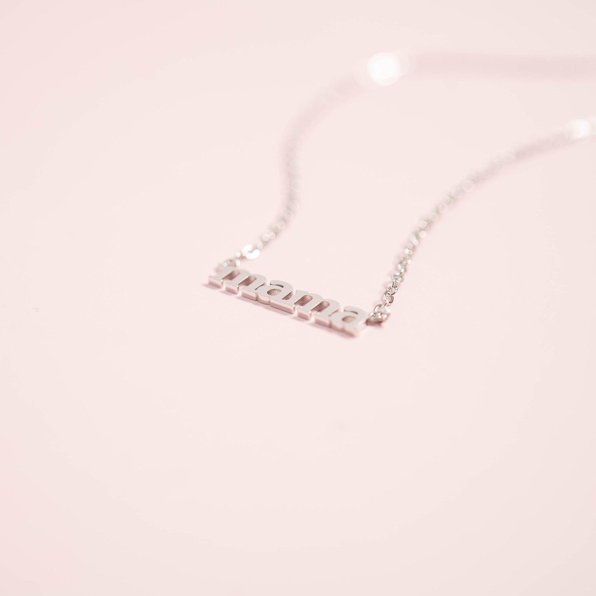 18K Gold PVD Stainless Steel Mama Necklace / CHN0090、mySite、dreamappss