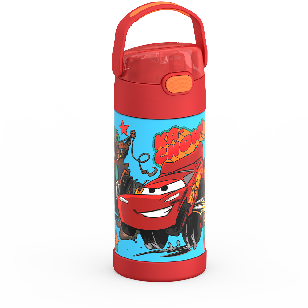 12oz FUNTAINER® WATER BOTTLE DISNEY AND PIXAR CARS、mySite、noshort
