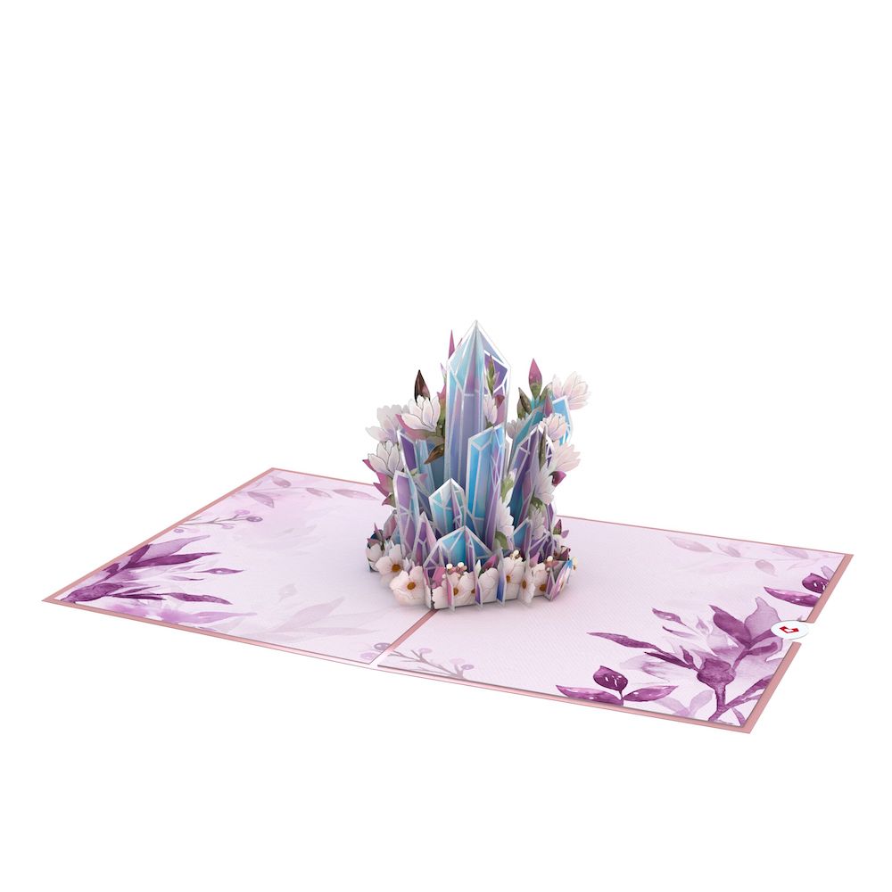 Good Vibes Crystals Pop-Up Card、mySite、solidvoid