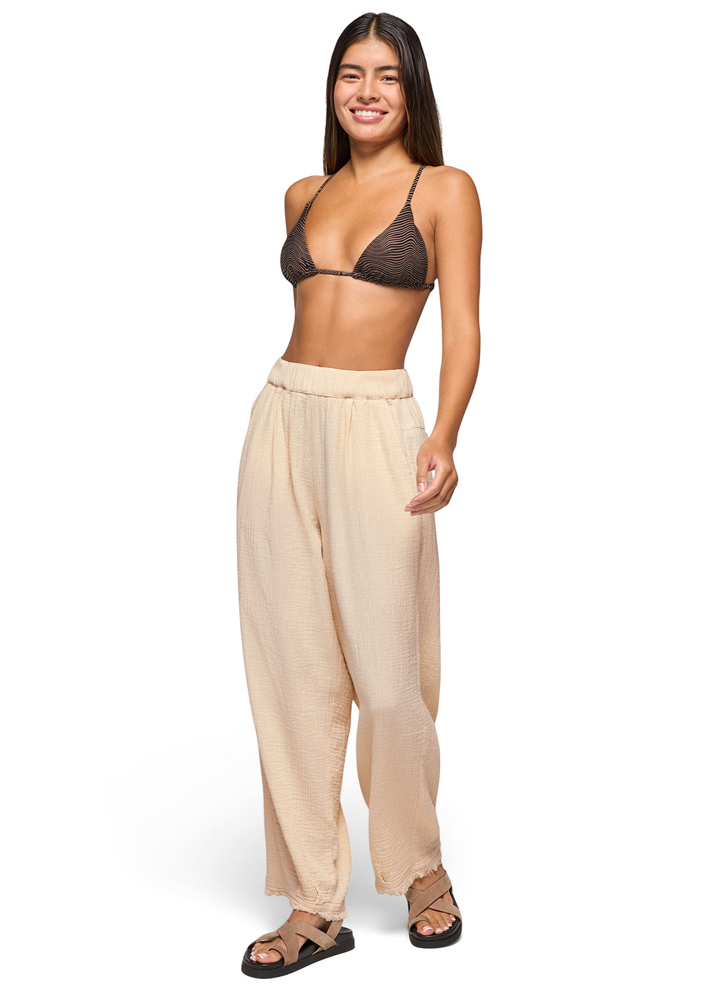 prAna Women's Solid Hideaways Wide Leg Pant、mySite、noshort