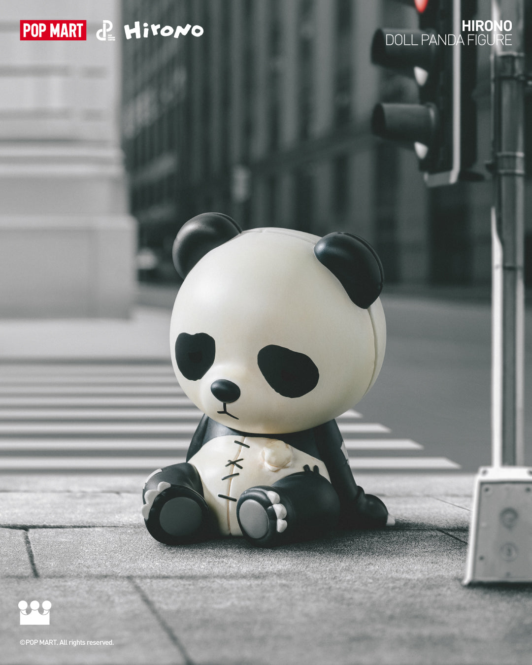  POP MART Hirono Doll Panda Figure、mySite、greenlandpopulation