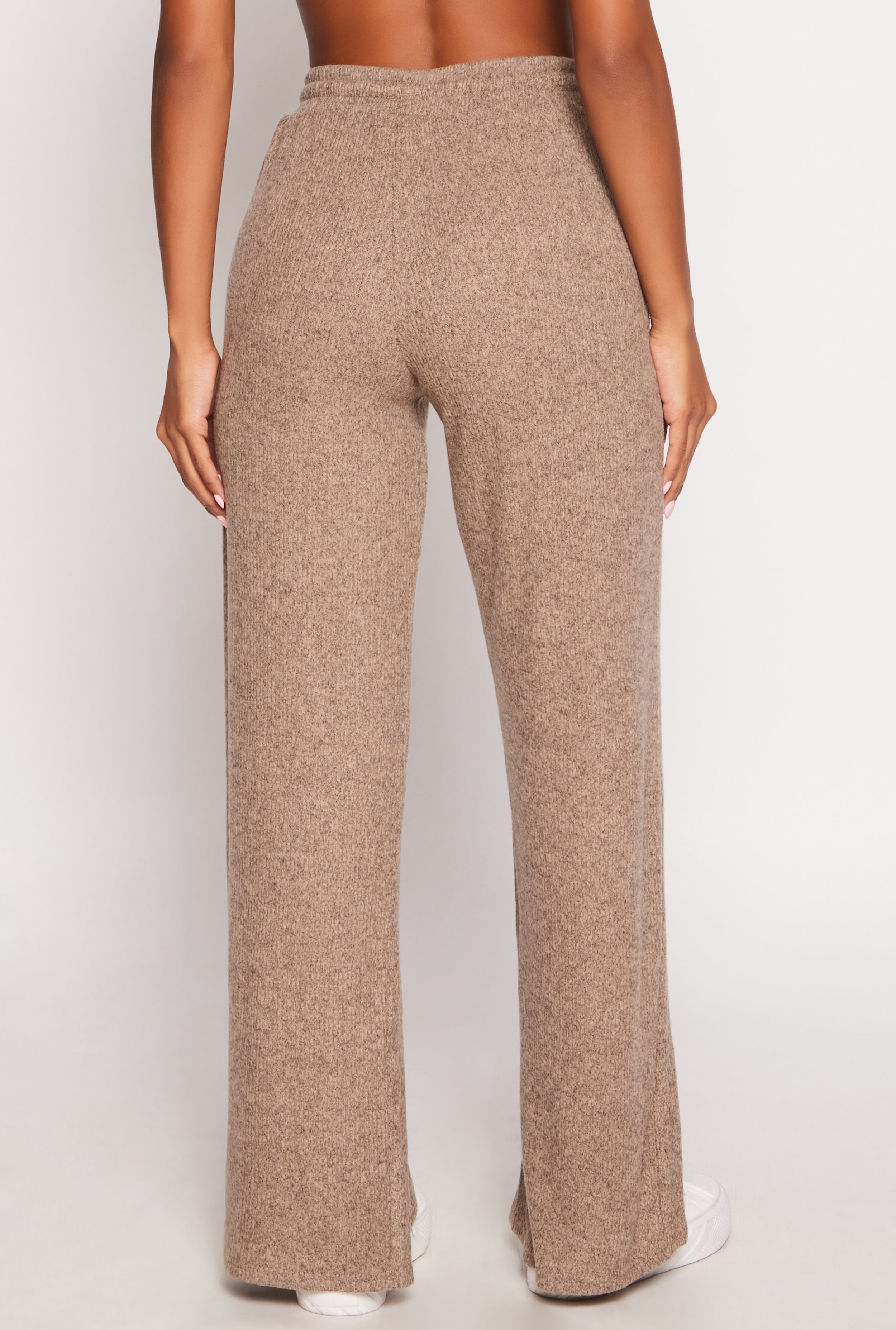 Daisy Ribbed Knit Wide Leg Pants、mySite、camillekostekn