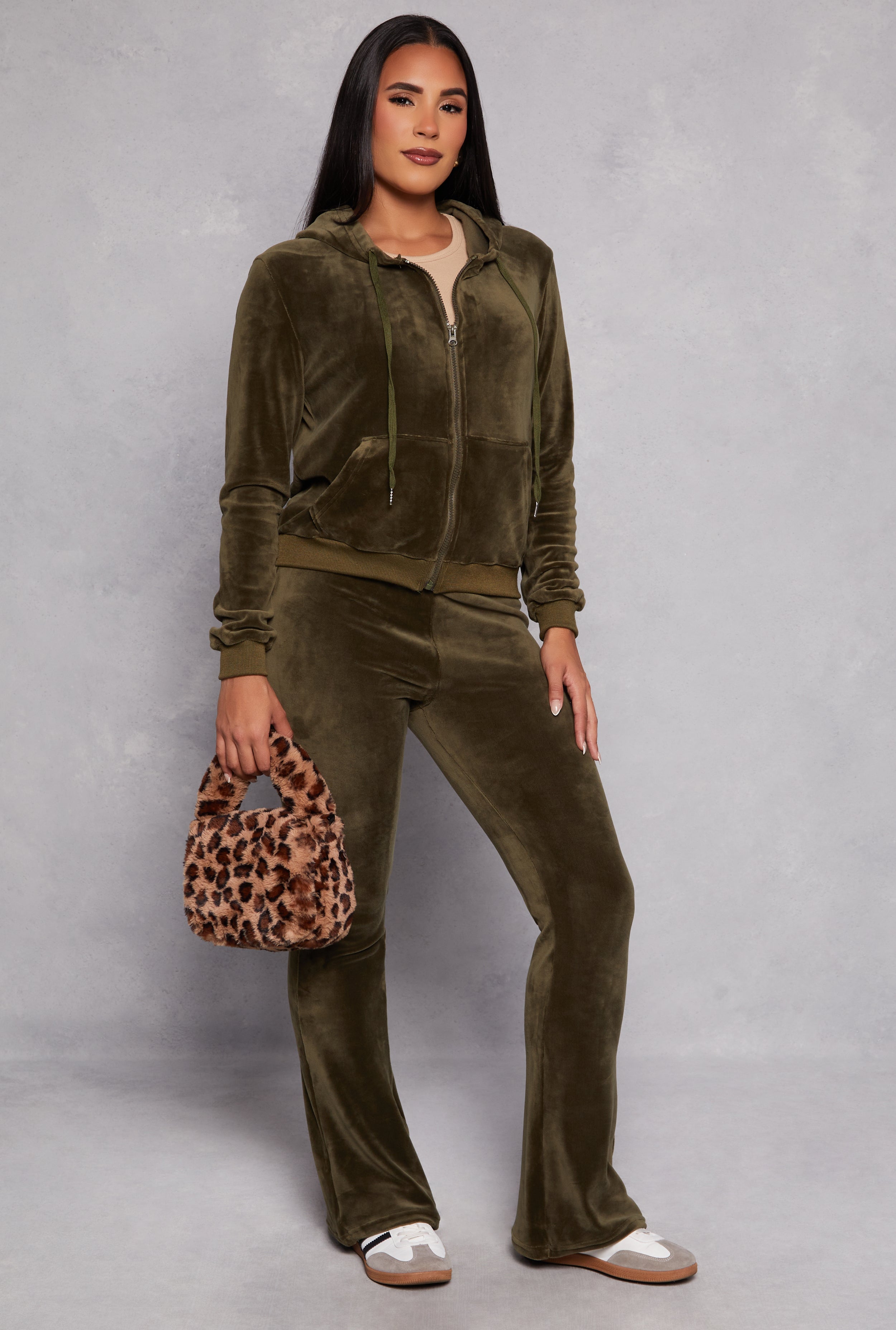 Velour Boot Cut Pants、mySite、camillekostekn