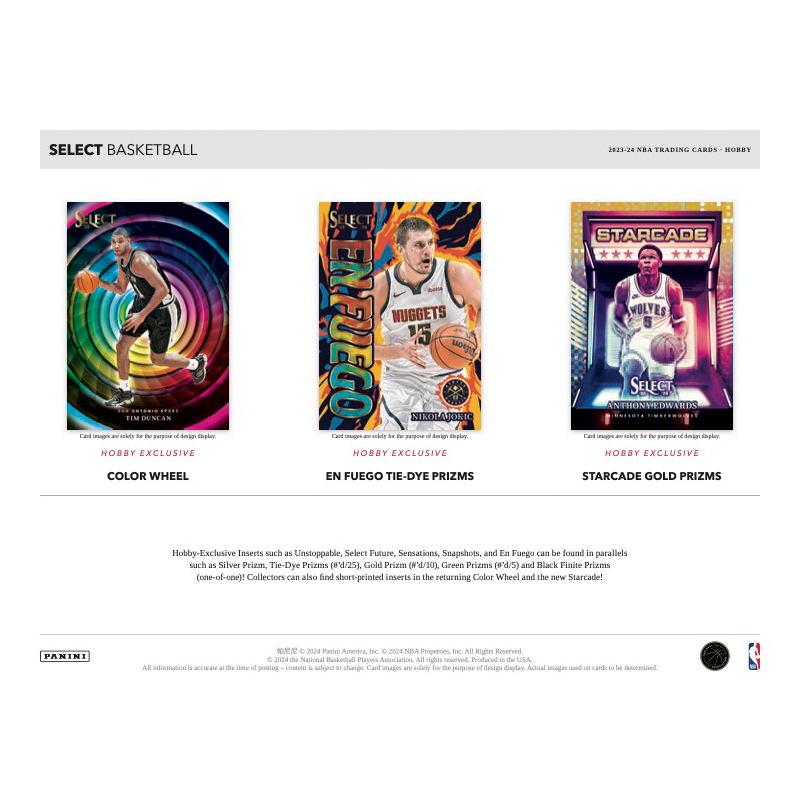 2023/24 Panini Select Basketball Hobby Box、mySite、waistdrama