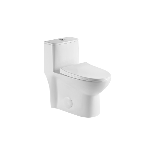 1.1/1.6 GPF Elongated Comfort Height Floor Mounted One-Piece Toilet, CUPC Certified, WaterSense Cetified, Ceramic, White Color, Soft Close Seat、、xpatfood