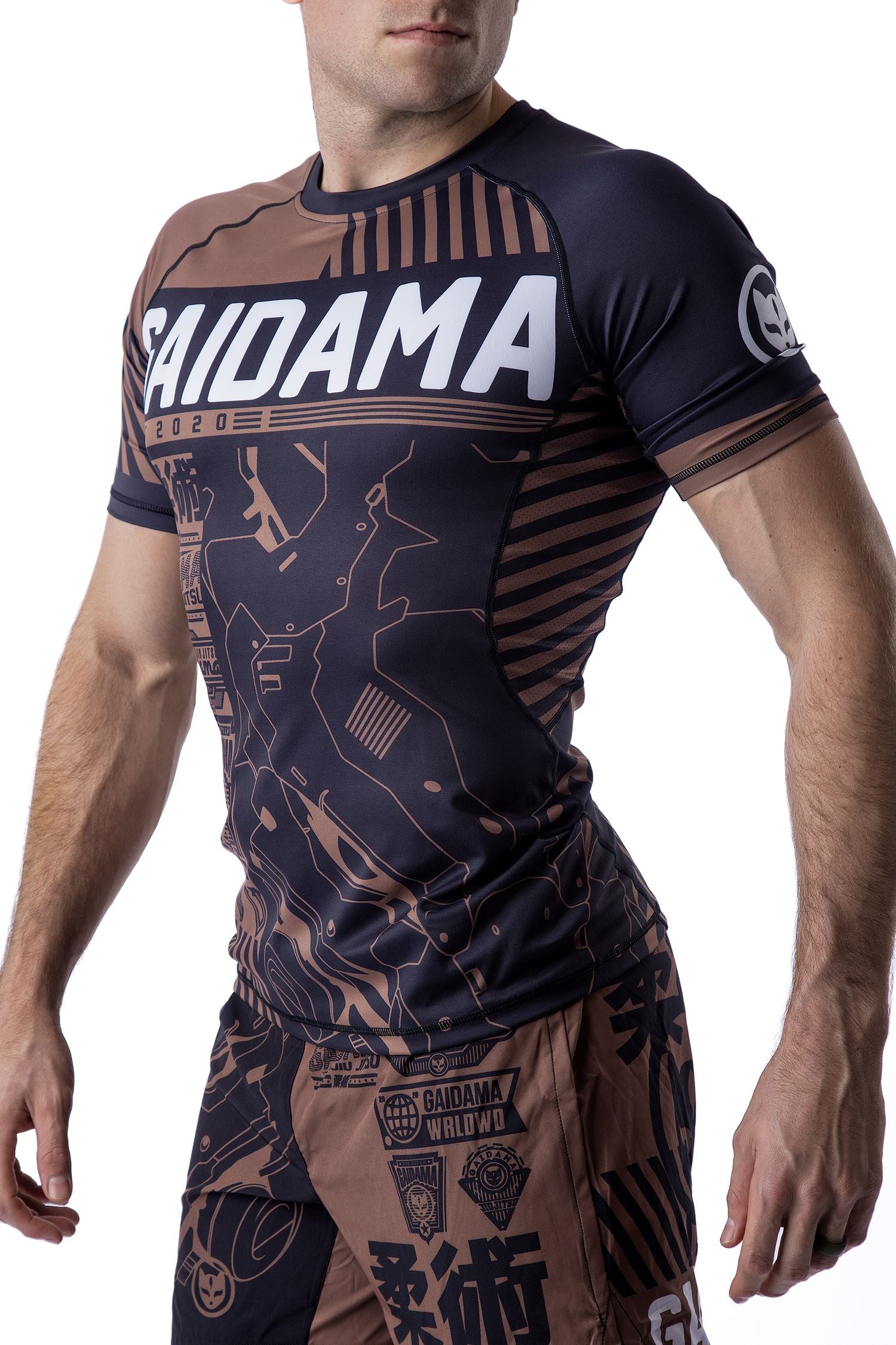Men's Cyberverse Ranked Jiu Jitsu Rashguard - Short Sleeve、mySite、gigharbornorthrealestate