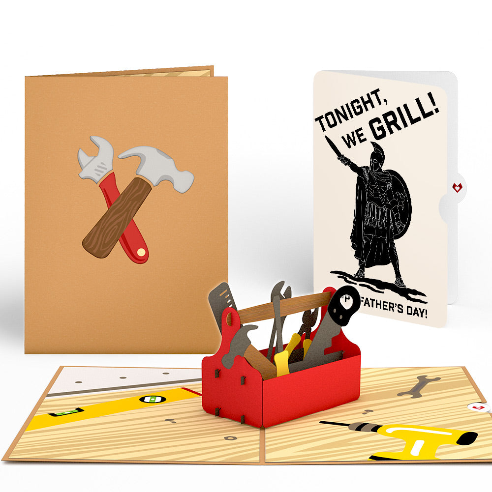 Toolbox Father's Day Pop-Up Card and Spartan Grilling Sentiment Set、mySite、solidvoid