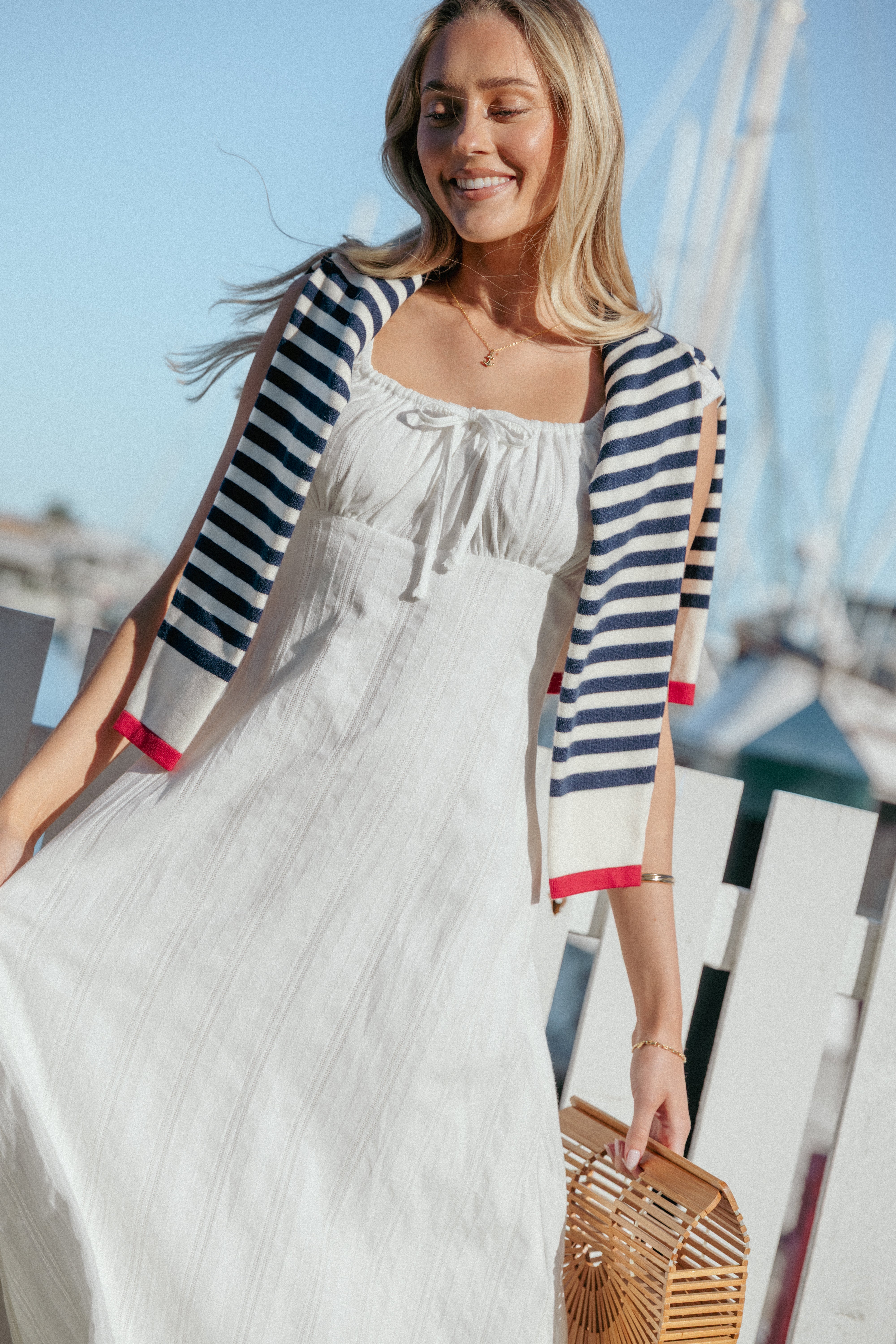  Jessalyn Maxi Dress - White、mySite、sugarbowlscore