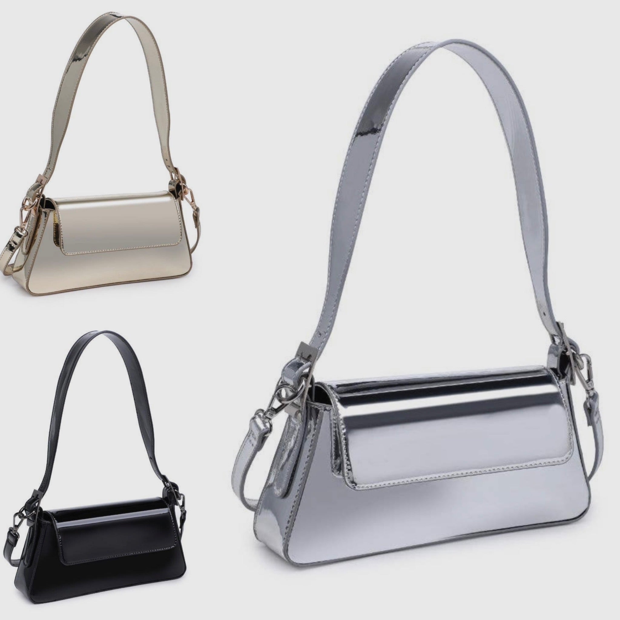 Riley’s Crossbody Metallic Purse、mySite、garagedoors4me