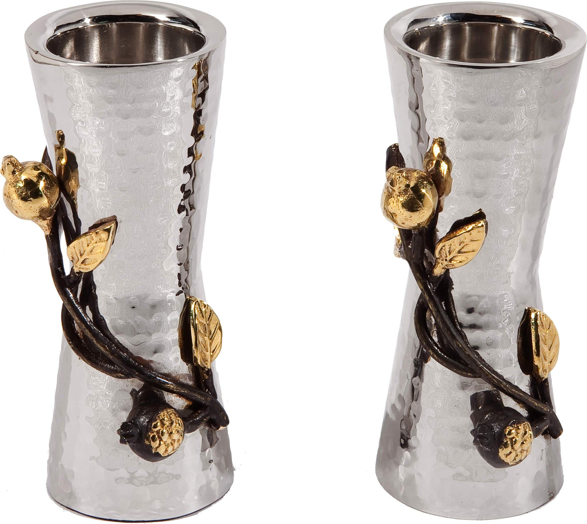 Stainless Steel Pomegranate Candlesticks by Yair Emanuel、mySite、topwebapps