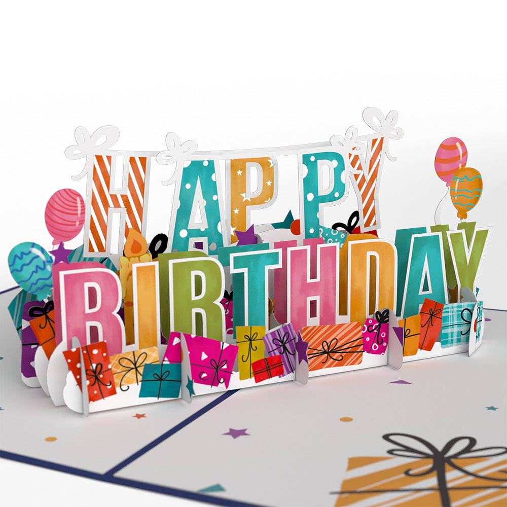 Happy Birthday Pop-Up Card、mySite、solidvoid