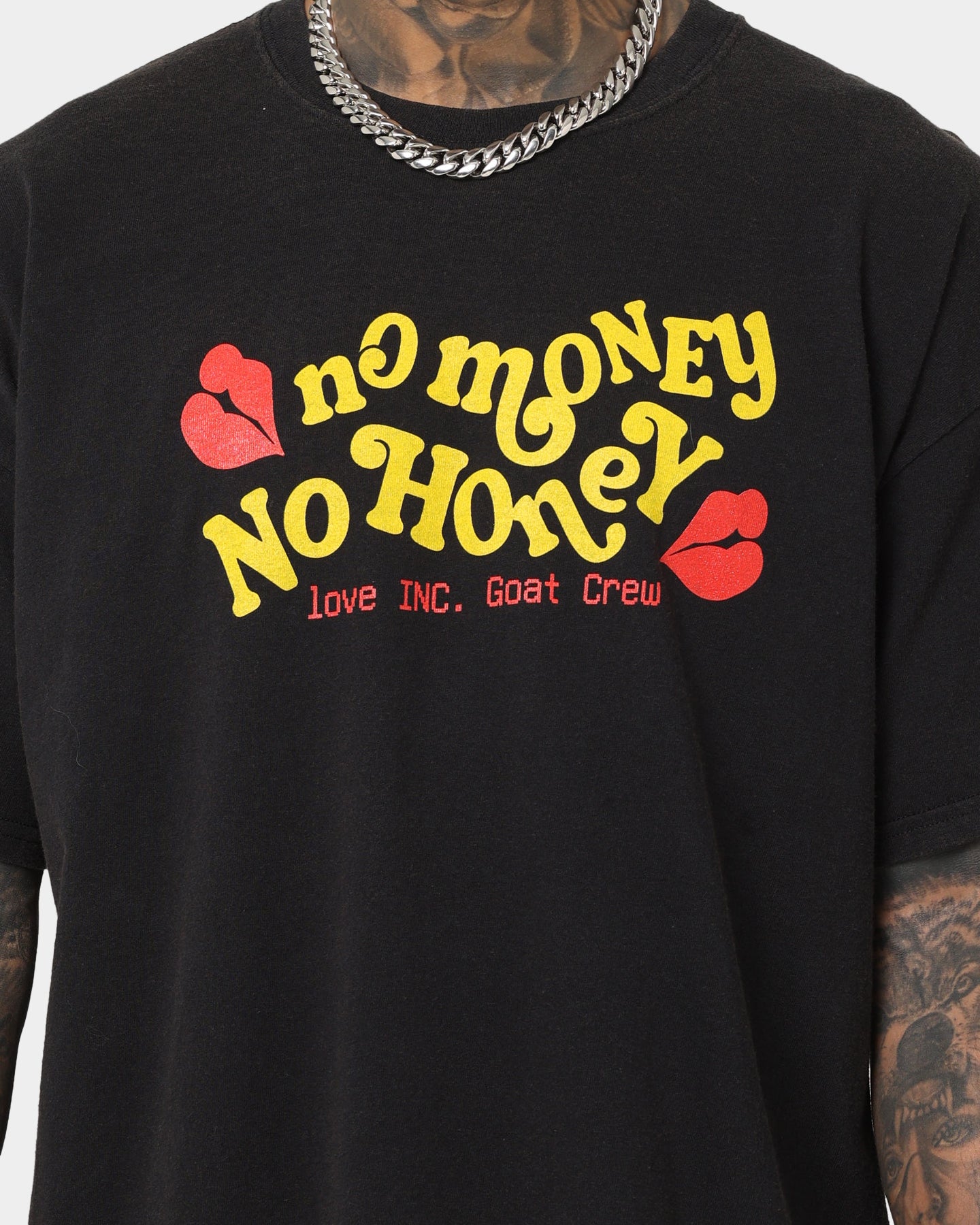Goat Crew No Money No Honey Vintage T-Shirt Black Wash、mySite、zt4zffjzw